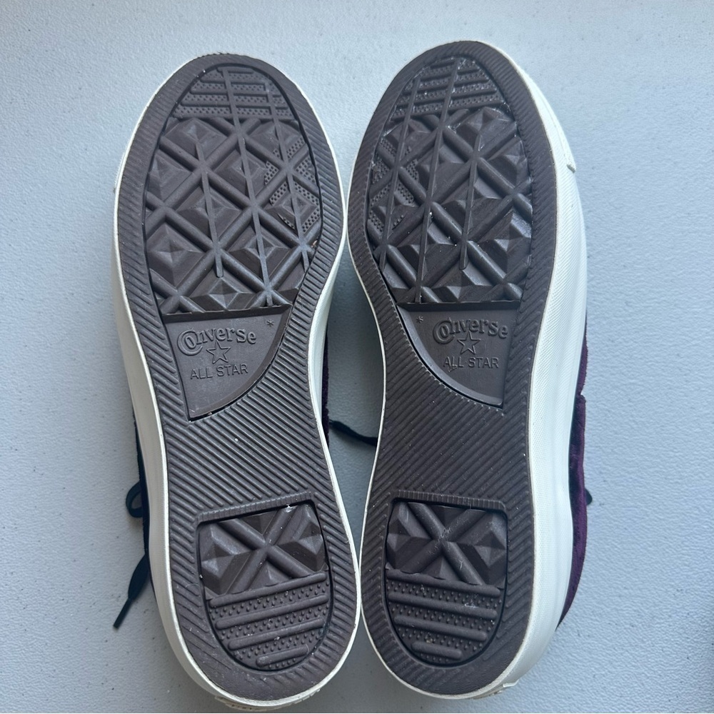Converse velvet chunky woman’s sneakers - Picture 9 of 12